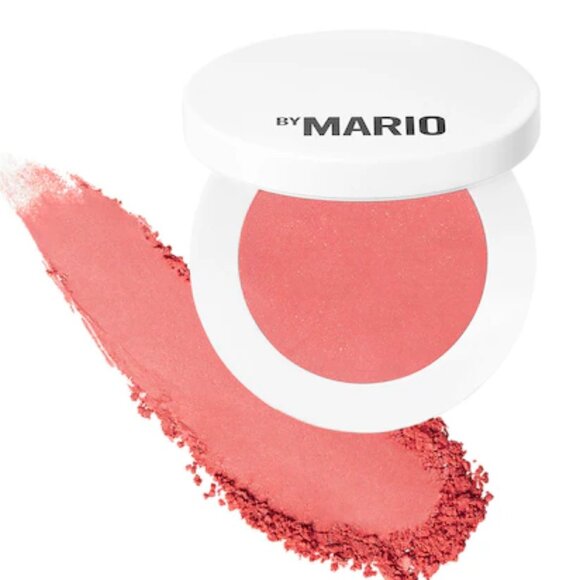 BNIB ✅ Makeup By Mario #CREAMY PEACH Soft Pop Powder Blush ✨ BNIB - Picture 1 of 8